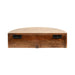 Floating Side Table Walnut Brown 20x11x6 4