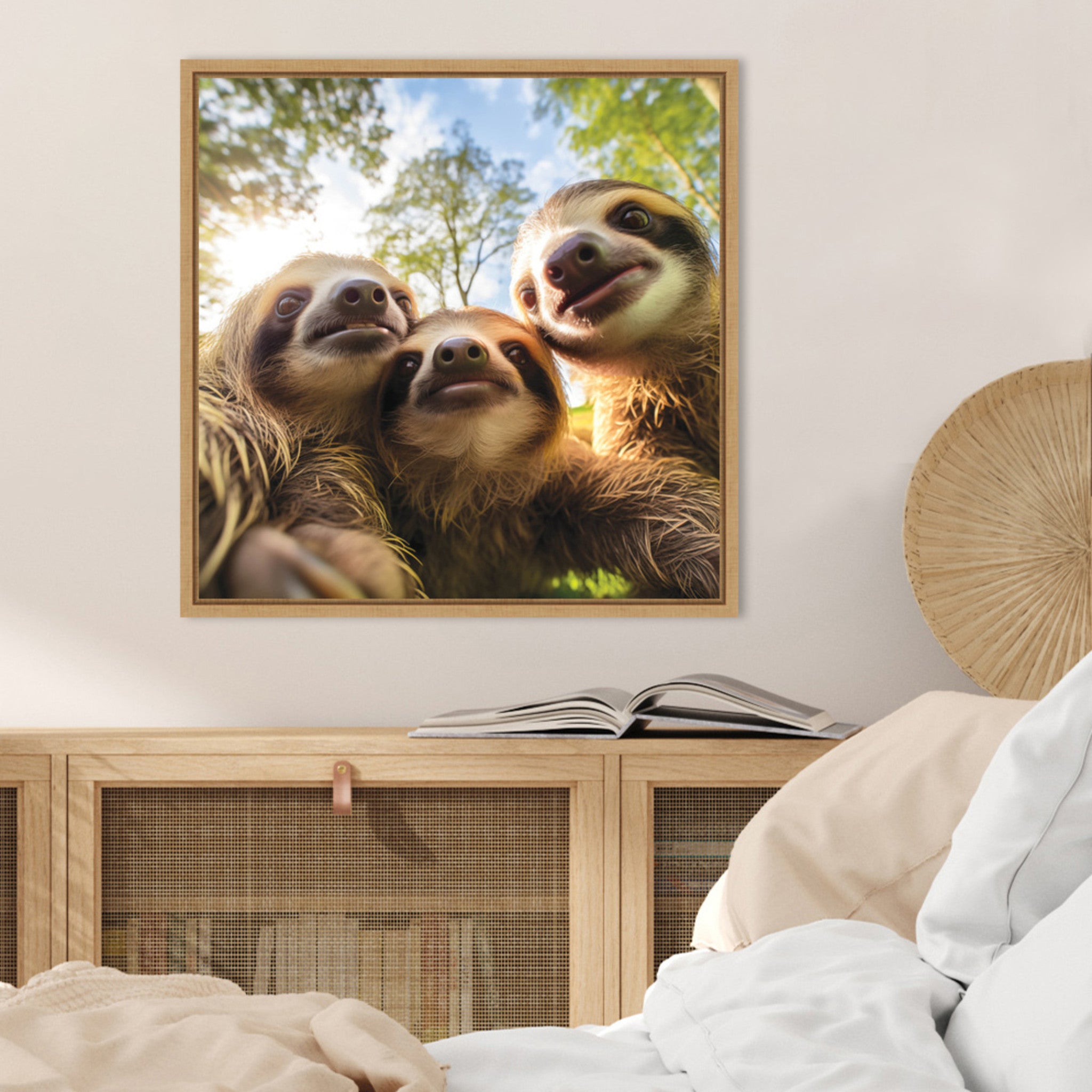 Funny Sloth Selfie by The Creative Bunch Studio