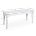 Bench White 42x14x19 2