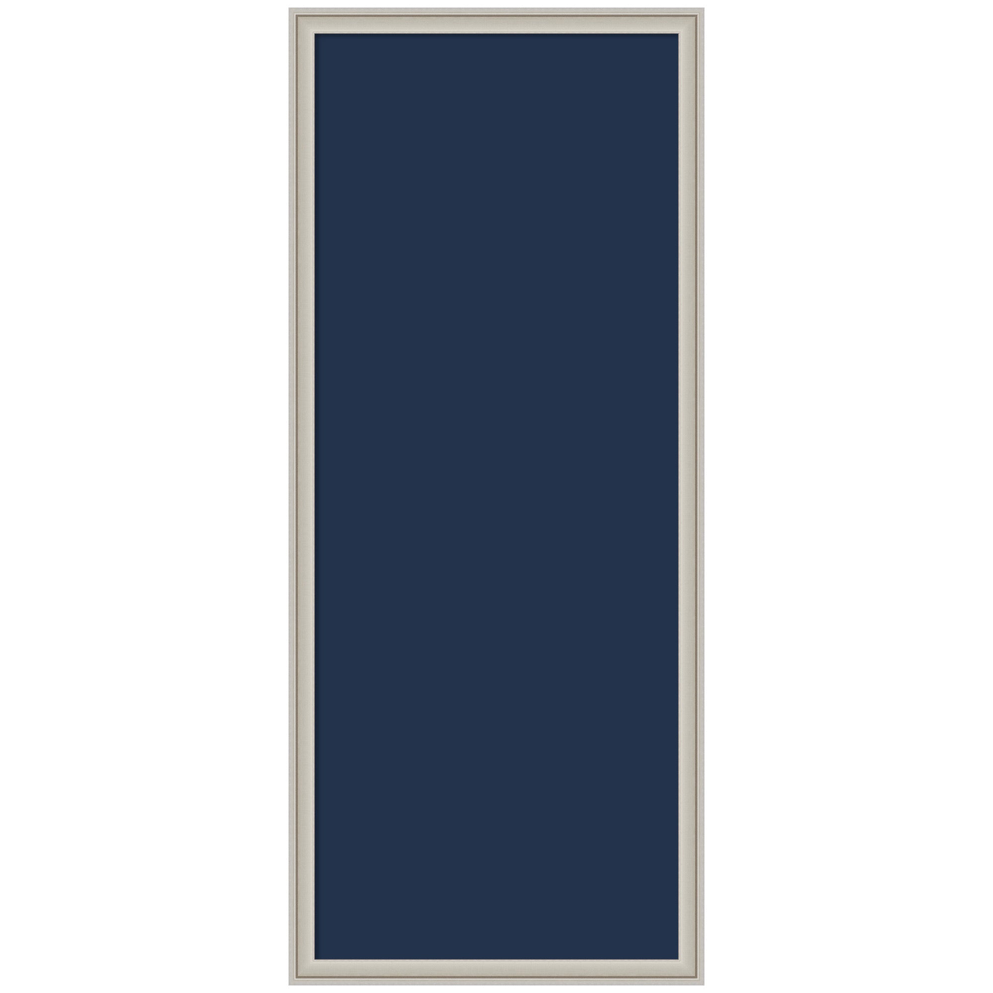 Framed Fabric Pinboard Midnight Harbor Blue Wall Organization