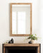 Rectangle Mirror Brown 24x36 7