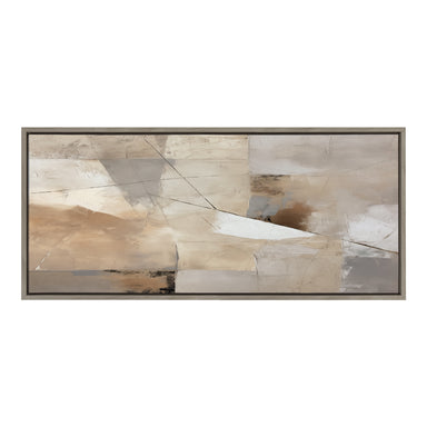 Framed Canvas 18x40 Sylvie Graywash 2