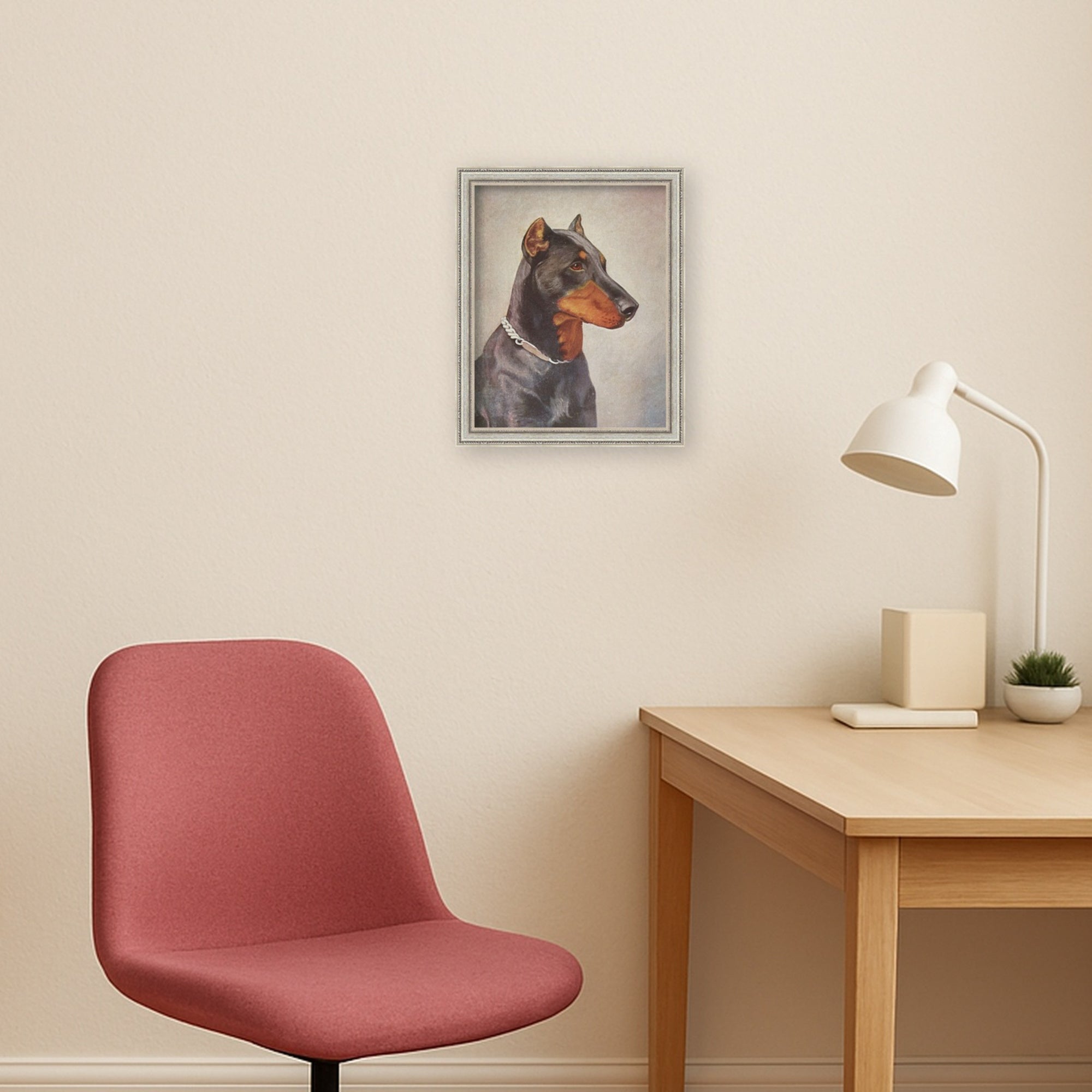 Mounted Canvas 9 x 11 Cordelia Thin Silver 5
