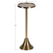 Drink Table Gold 9x9x23 2