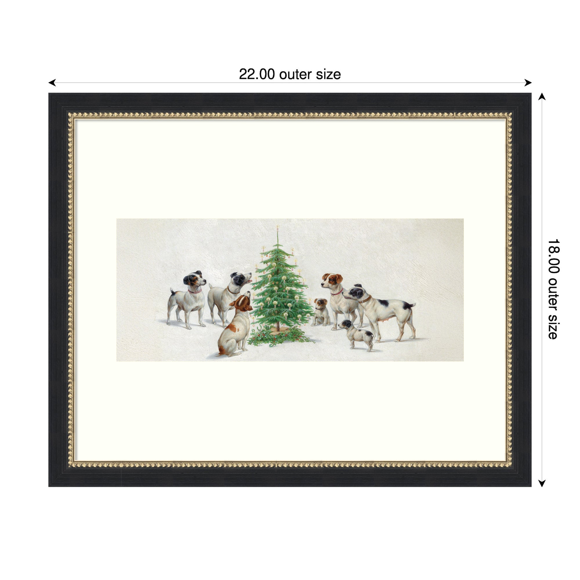 Framed Art Belmont Black 22x18 2