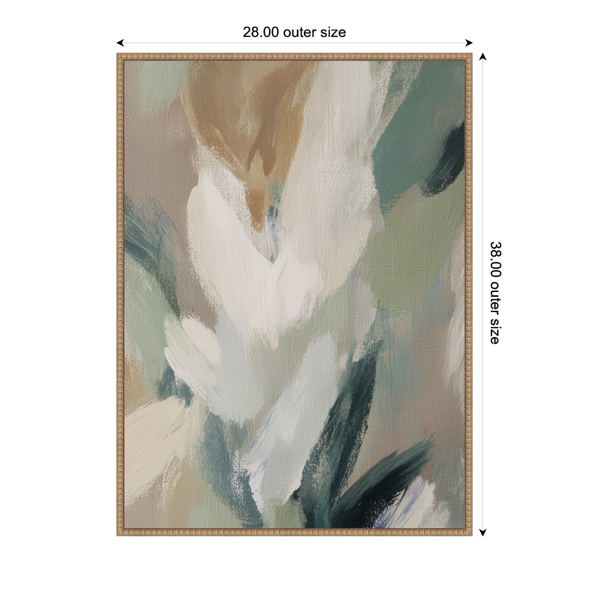 Plant Form No. 1 by Amy Lighthall Framed Canvas Wall Art Print