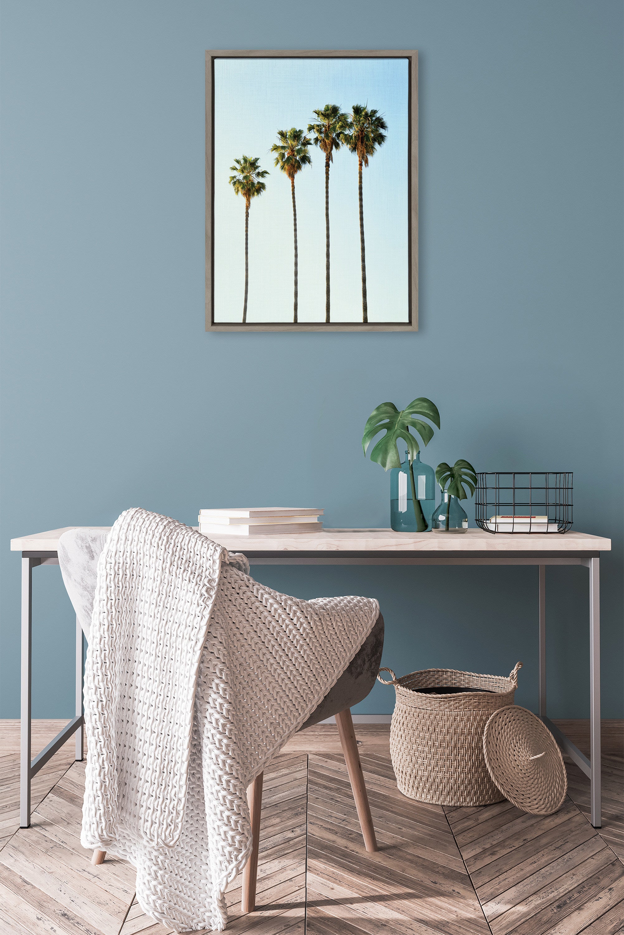 Framed Canvas Sylvie Graywash 18x24 5