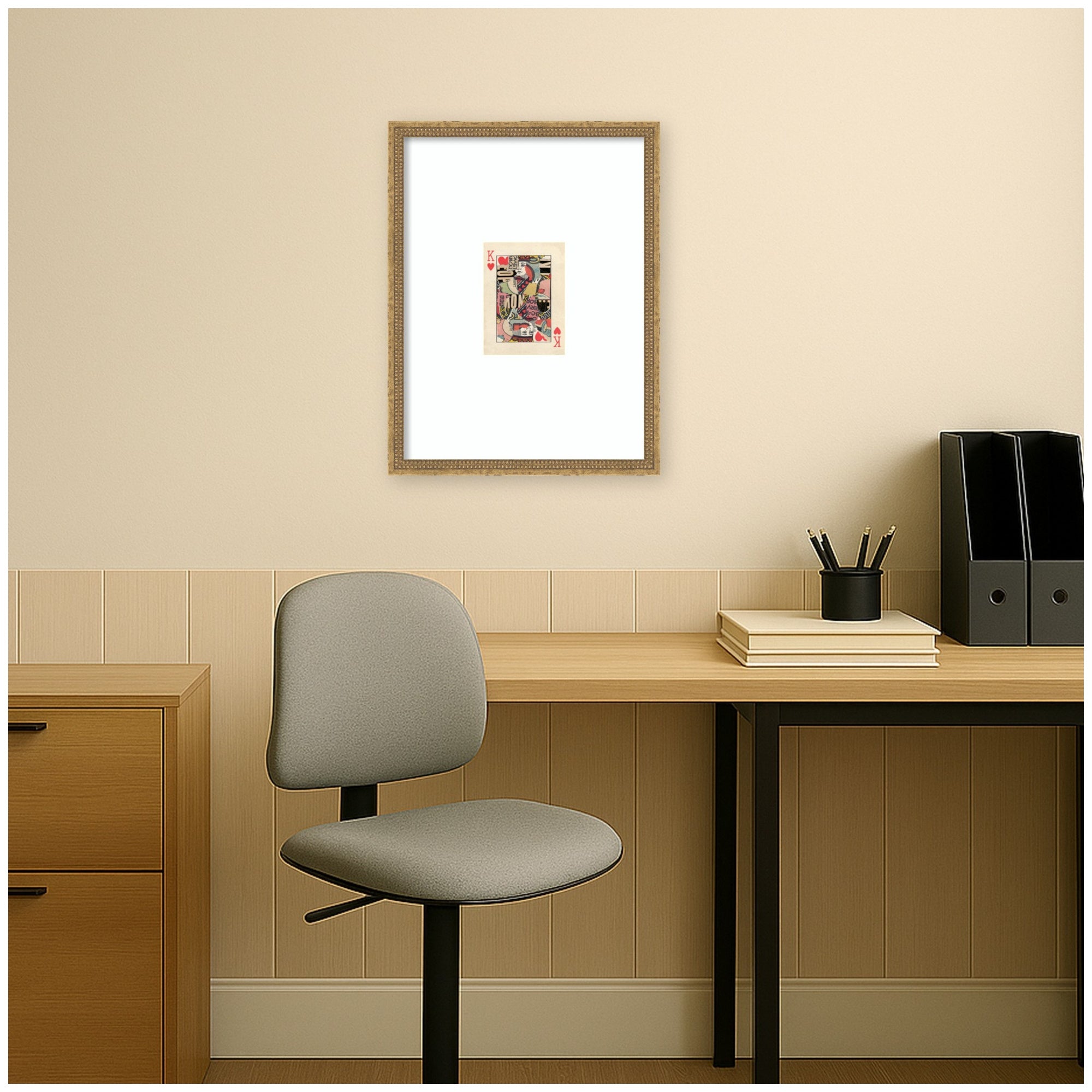 King for Now FC by Felicia Dadak Framed Wall Art Print