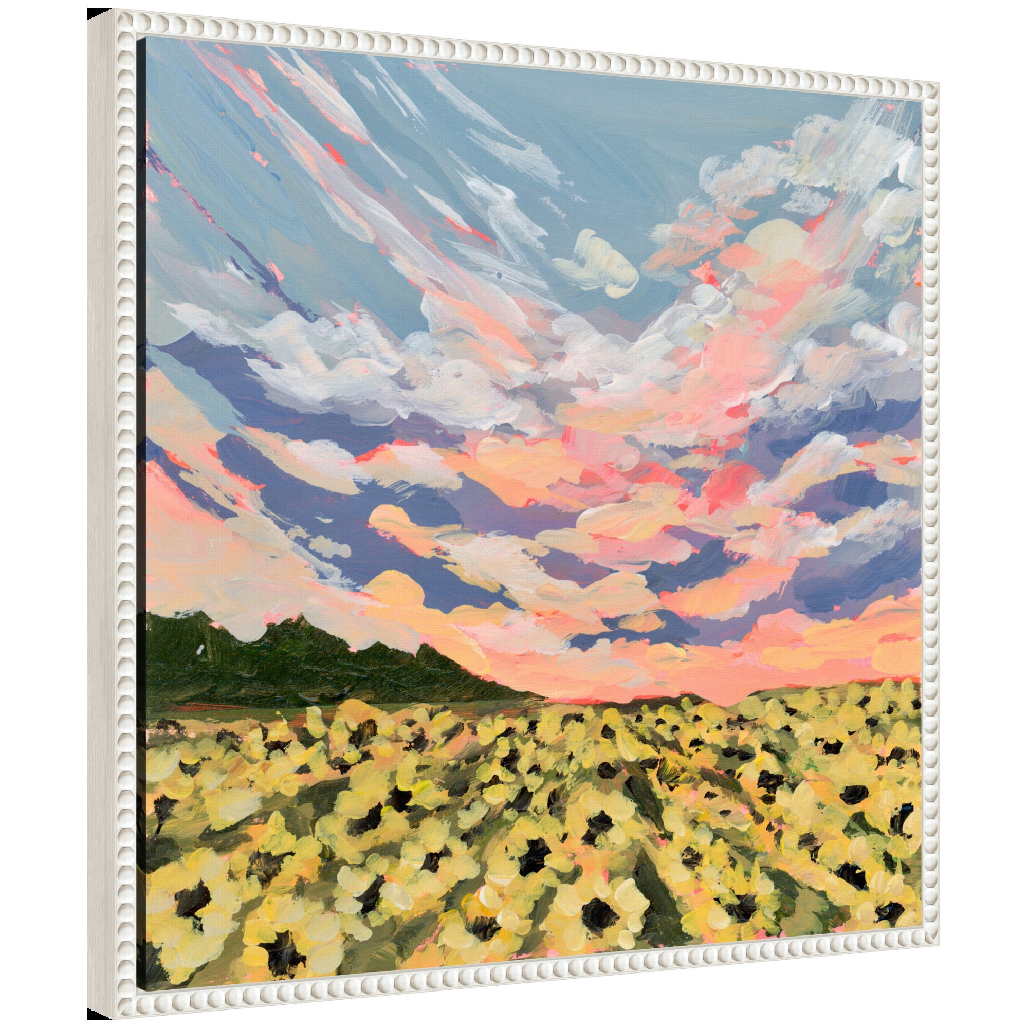 Sylvie Kansas Framed Canvas by Emily Kenney