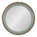 Round Mirror Blue 26" Diameter 5