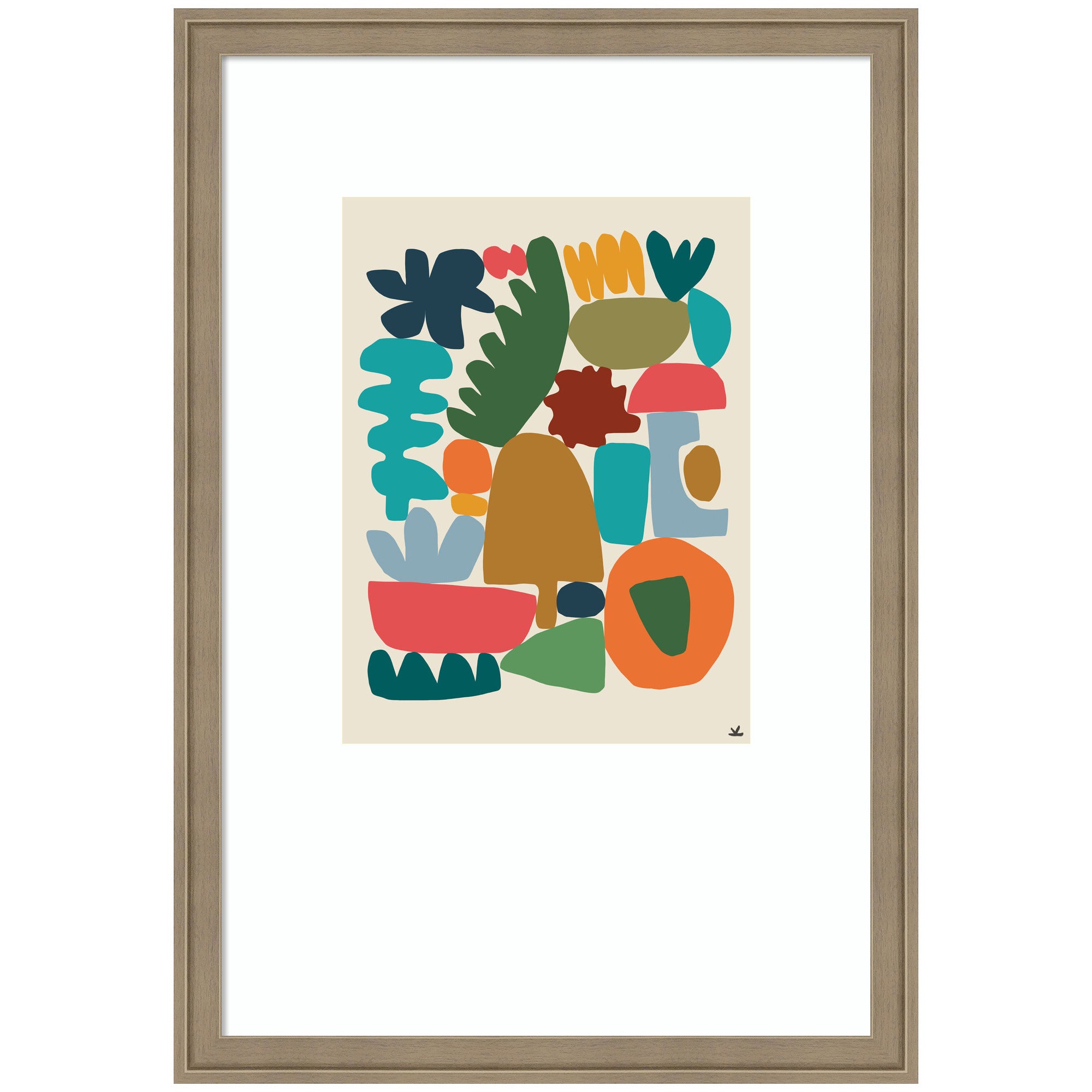 Garden Songs Pt 2 by Kelly Knaga Framed Wall Art Print