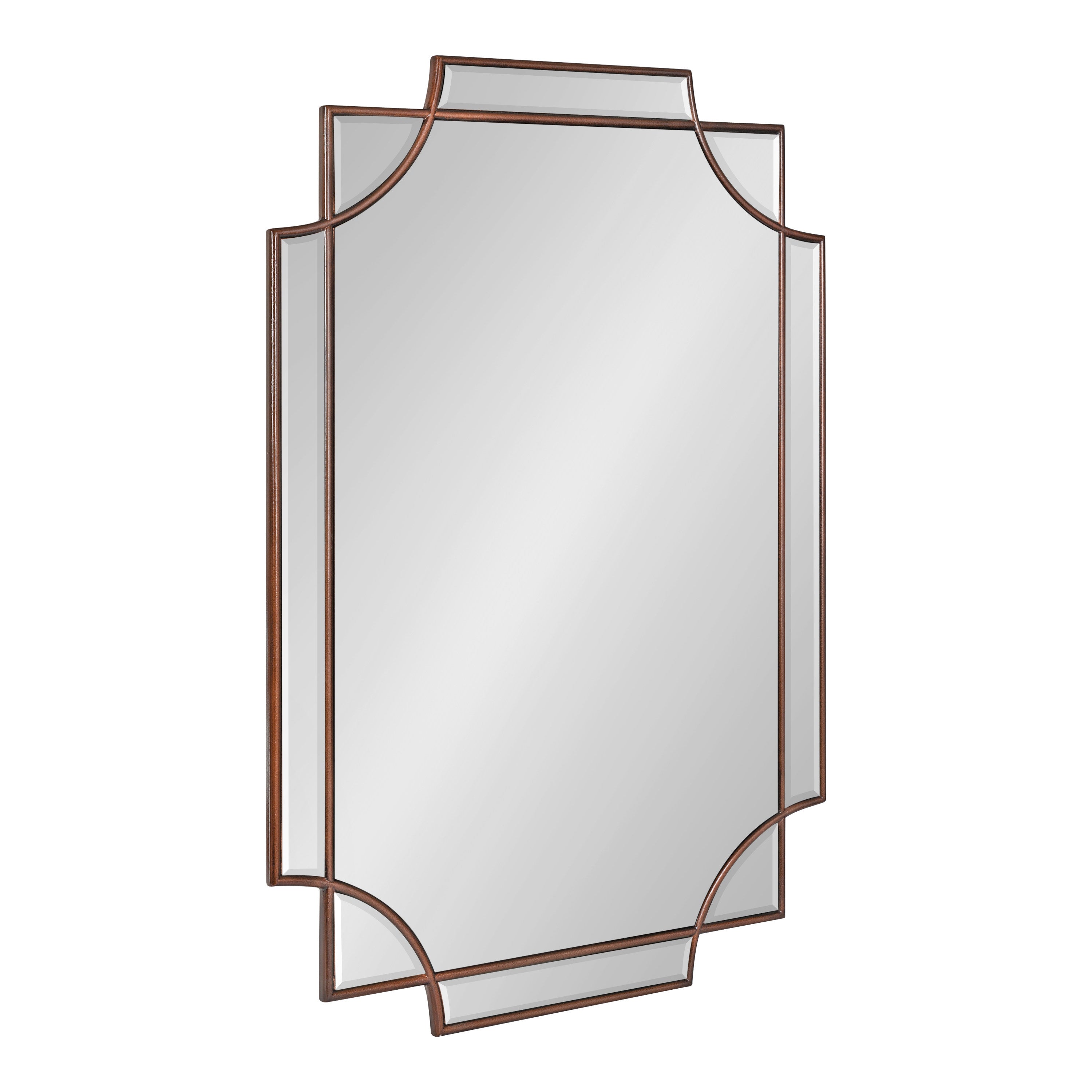 Scallop Mirror 24x36 Bronze 1