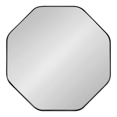 Octagon Mirror Black 24x24 2