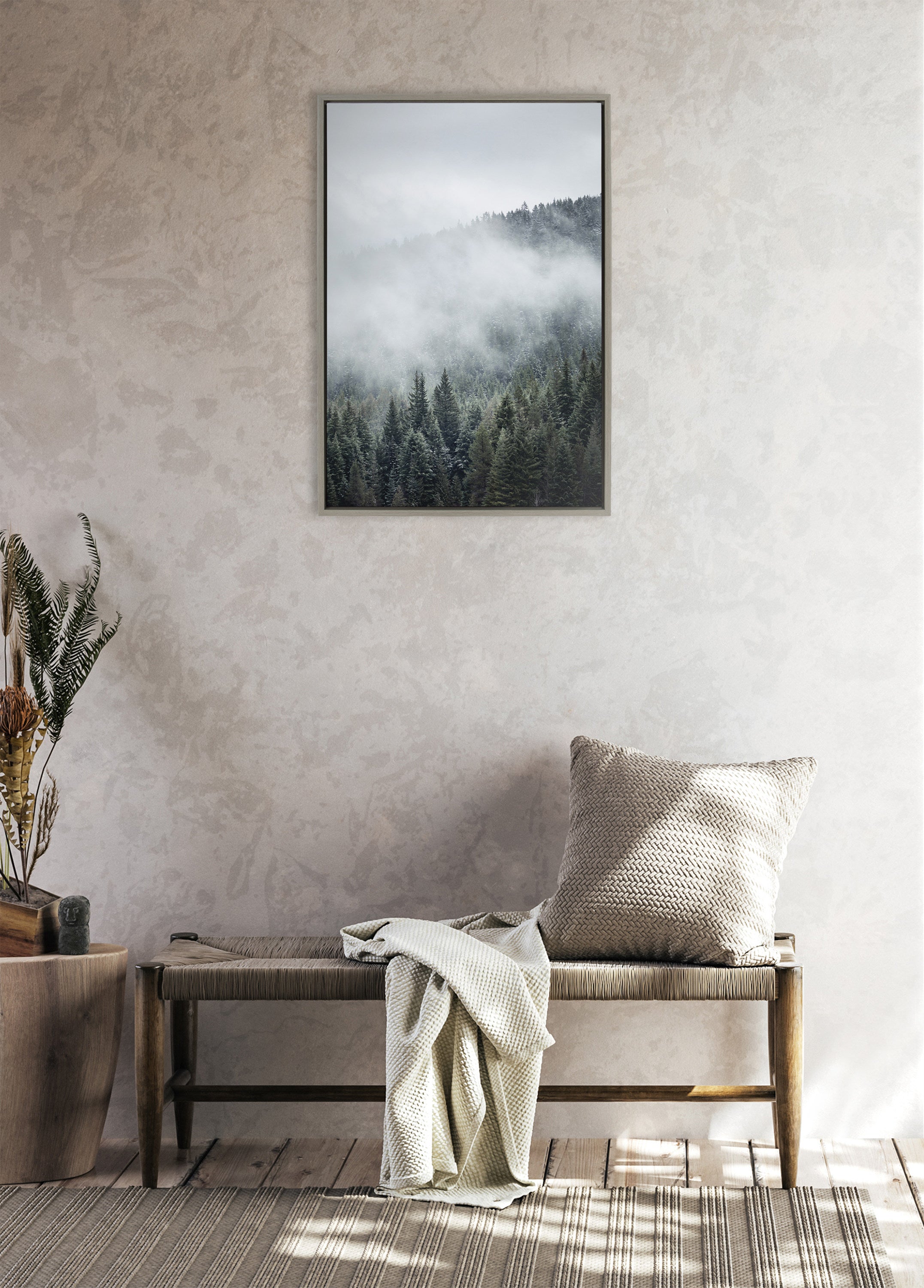 Framed Canvas 23x33 Sylvie Graywash 5