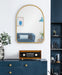 Arch Mirror Gold 18x24 6