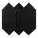 Irregular Mirror Black 28x27 4