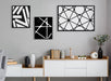 Art Set 3 Piece Set Sylvie Black 5