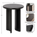 Side Table Black 16x16x20 2