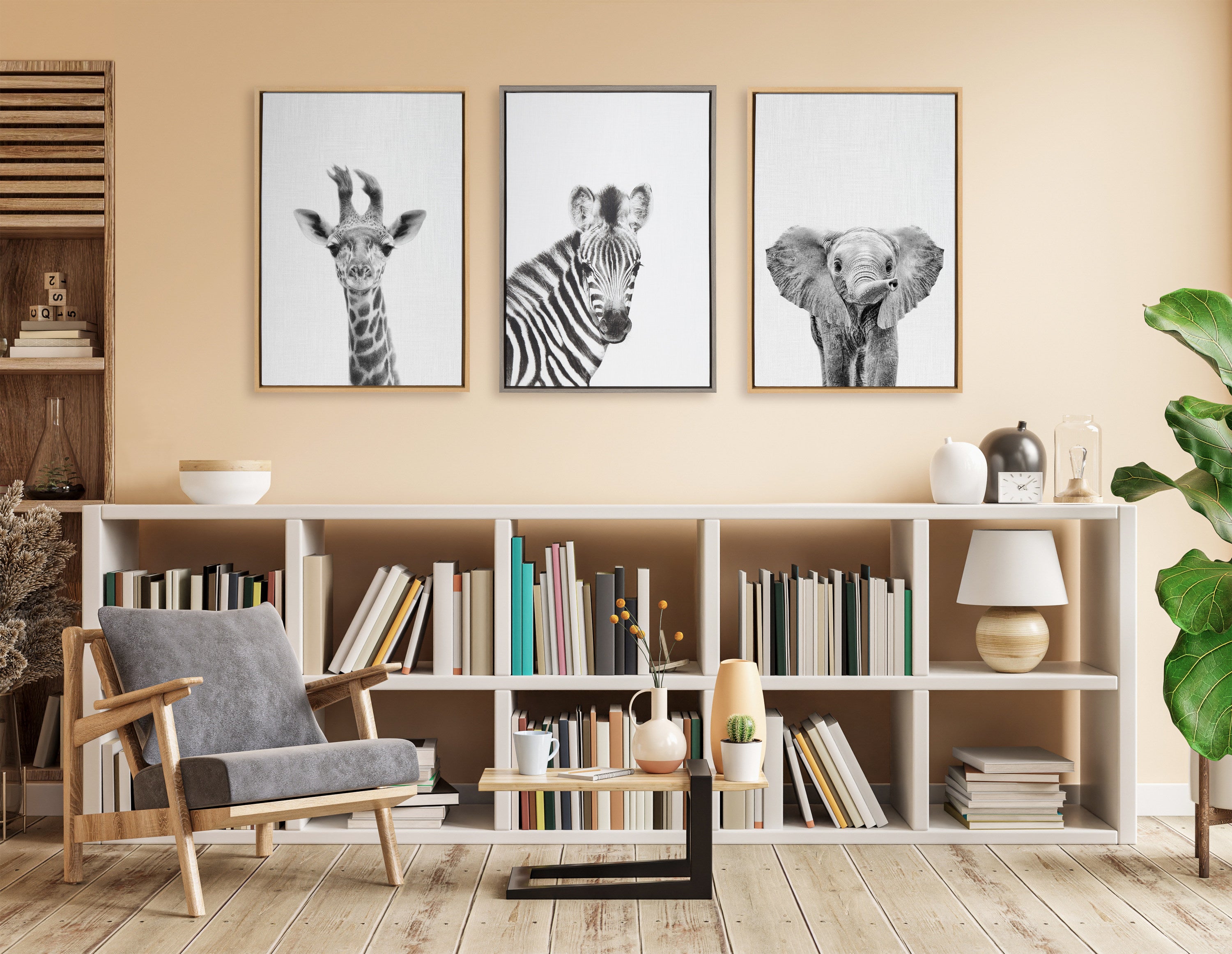 Art Set Sylvie Natural 2 Piece Set 23x33 6