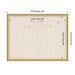 Pinboard Florence Gold 26x20 2