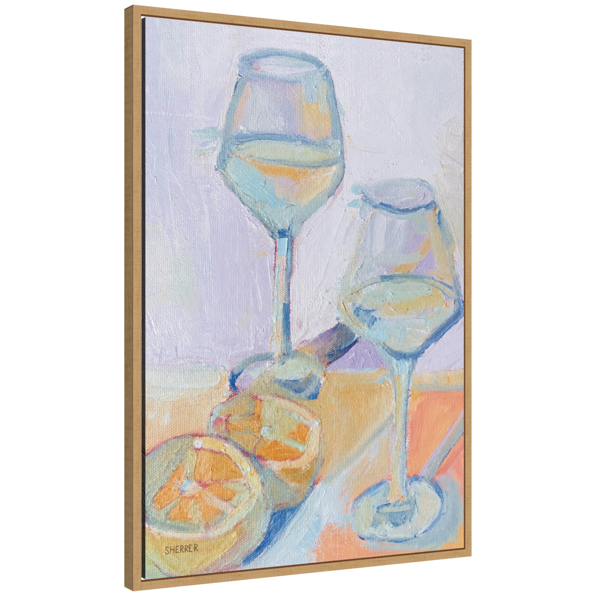 Framed Canvas Sylvie Natural 23x33 1