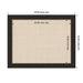 Pinboard 28x22 Accent Bronze Narrow 2