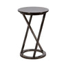 Aja Modern Metal Side Table
