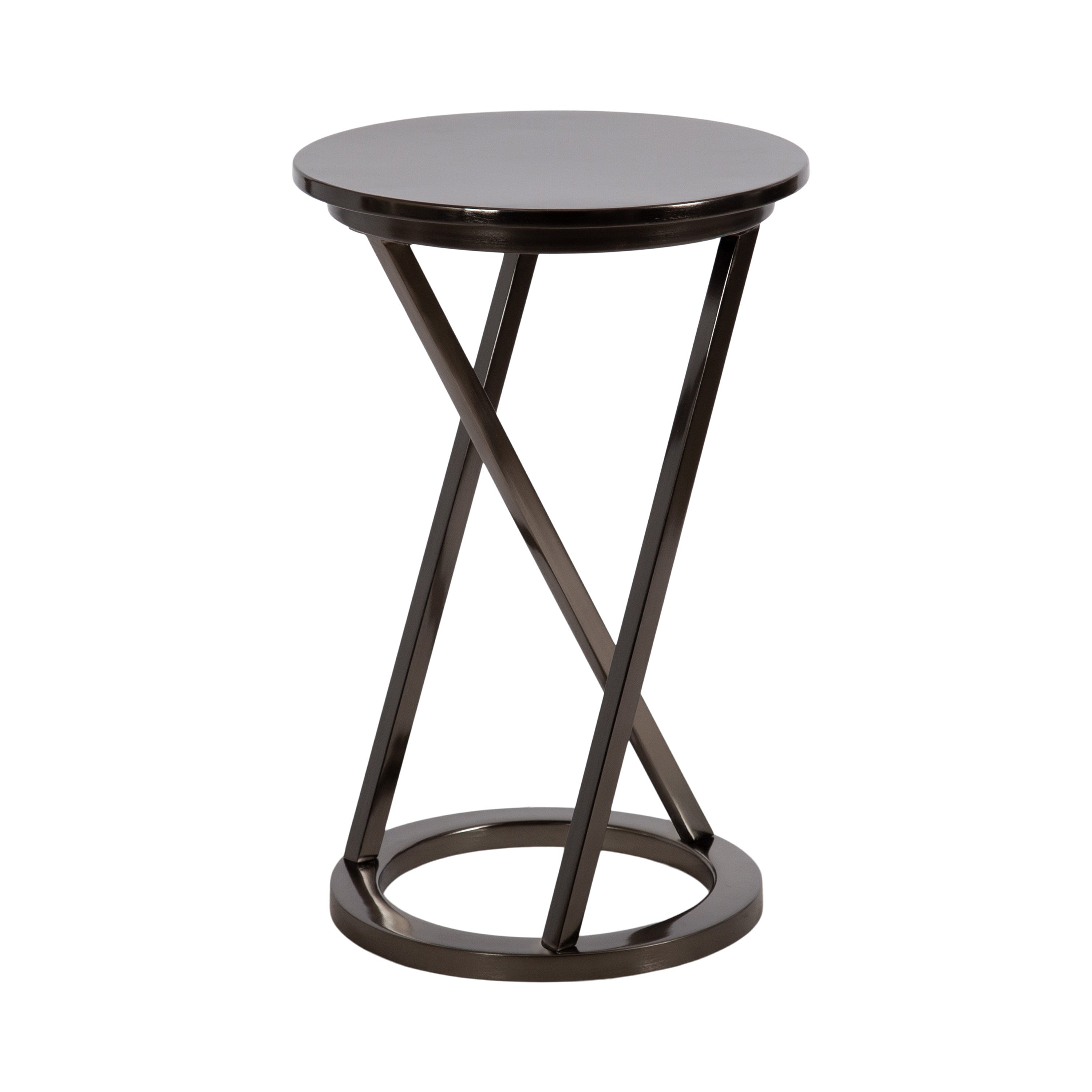 Side Table Pewter 15x15x23 1