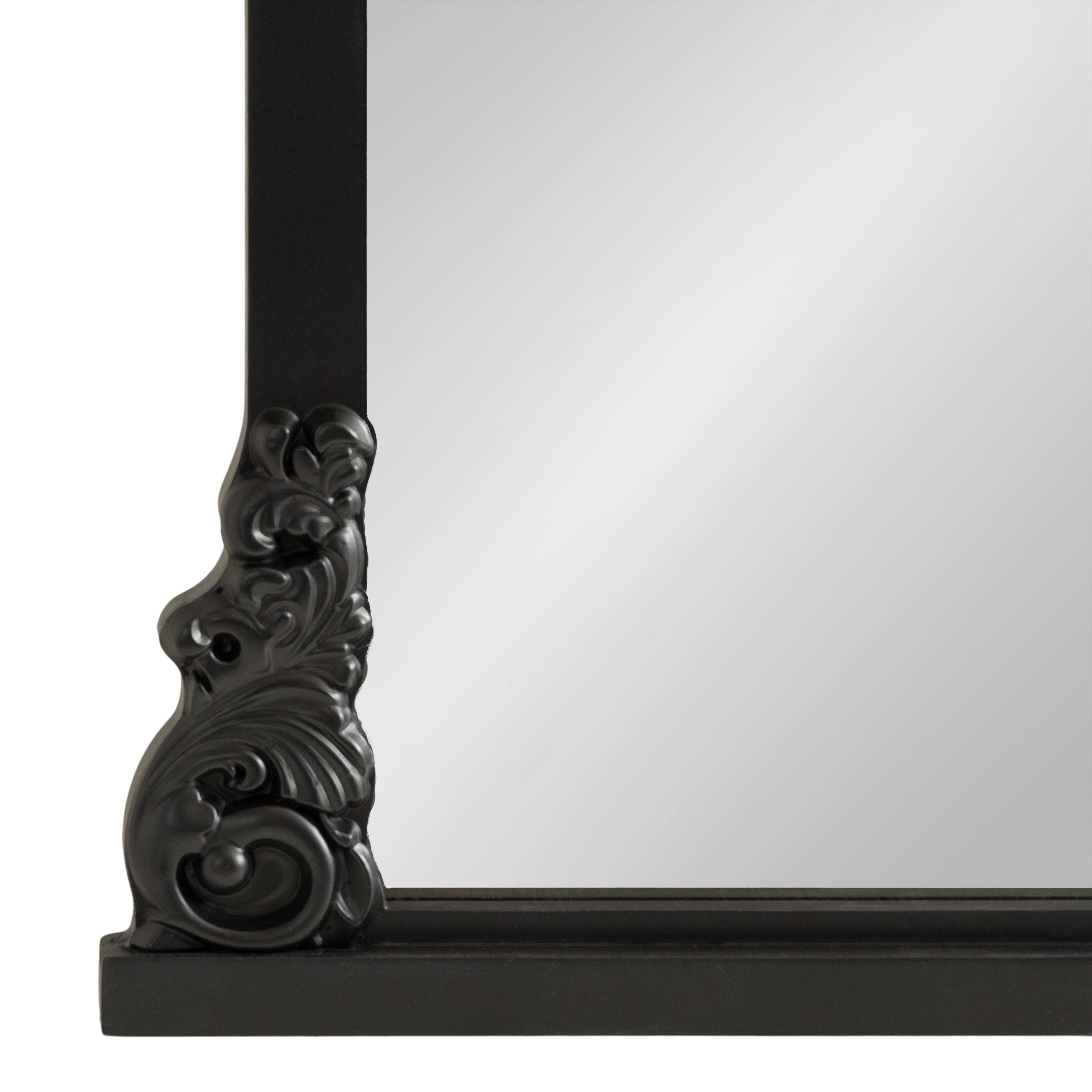 Arch Mirror Black 28x35 6