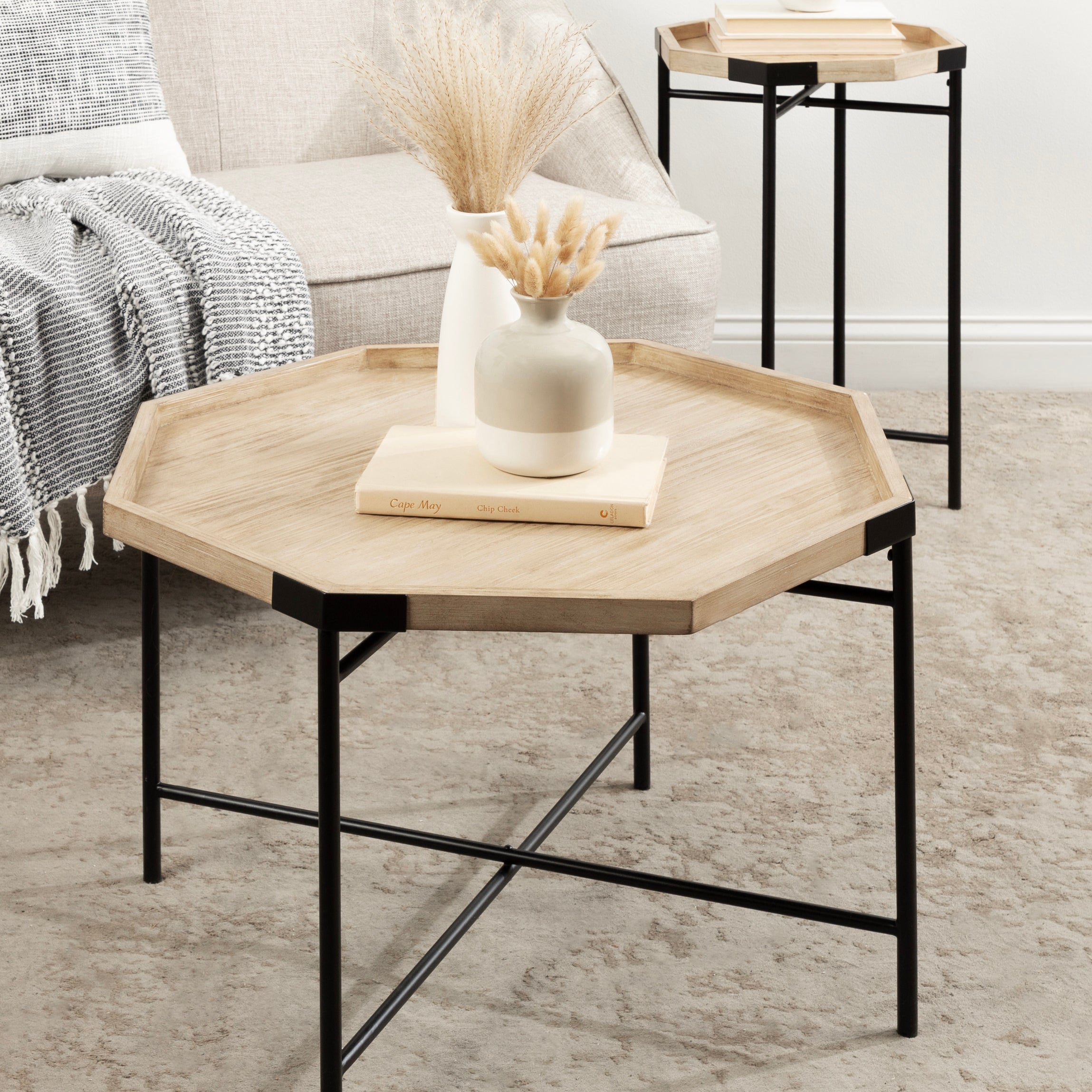 Coffee Table 26x26x18 Natural 8