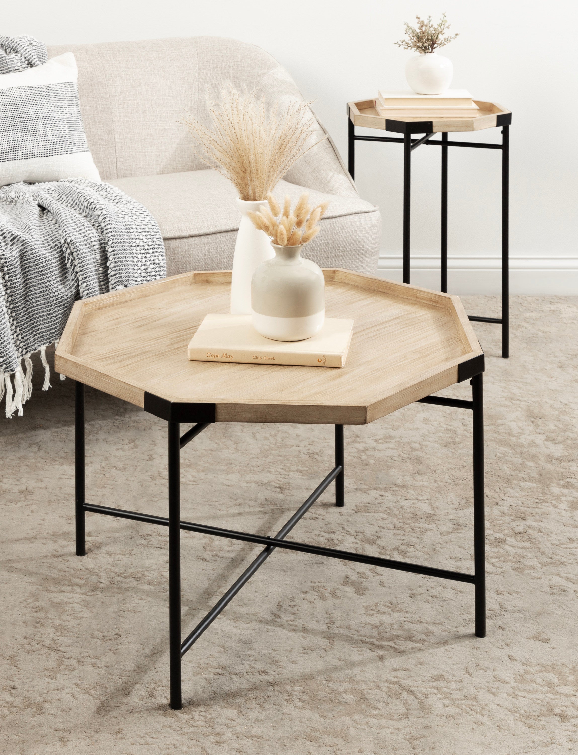 Coffee Table 26x26x18 Natural 8