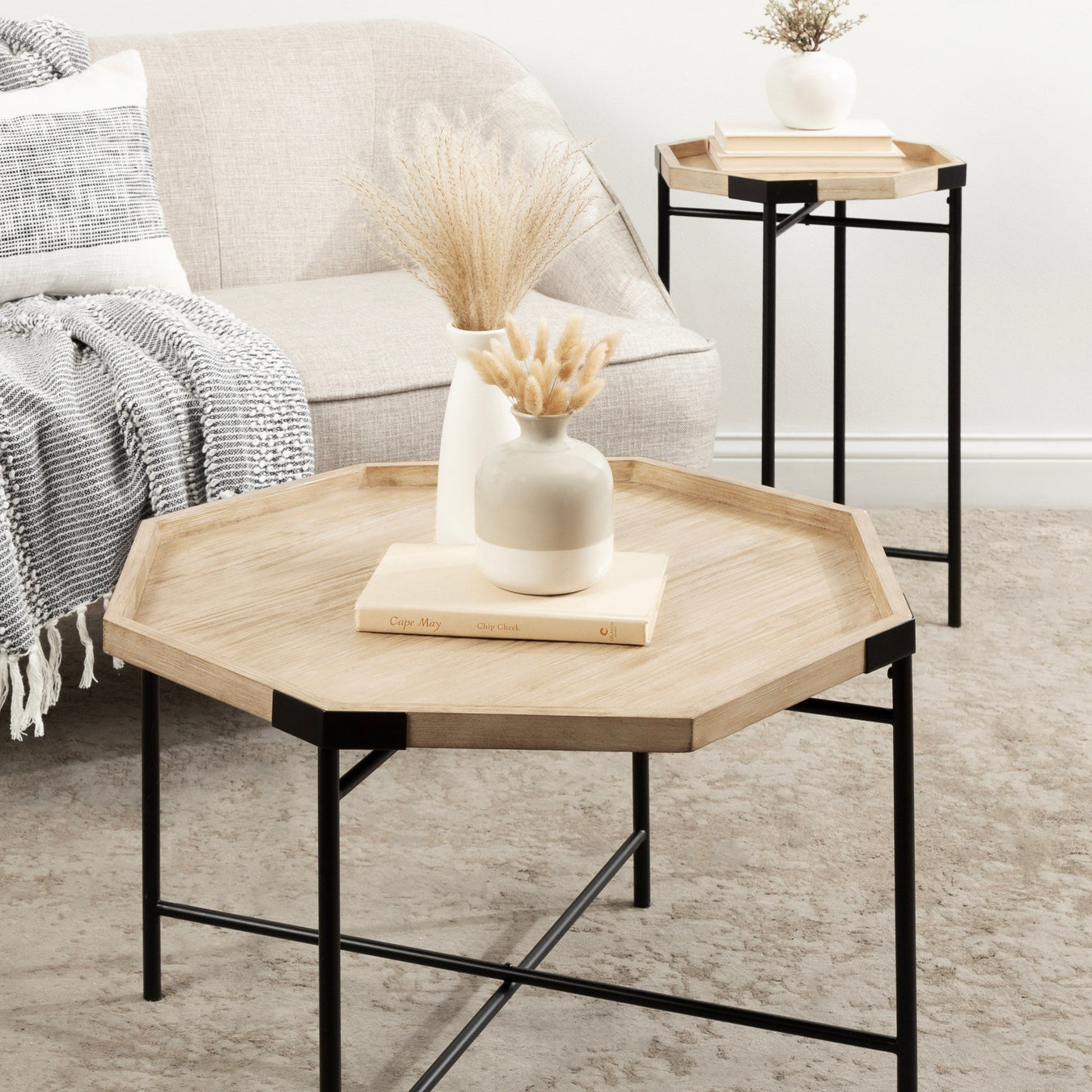 Coffee Table 26x26x18 Natural 8