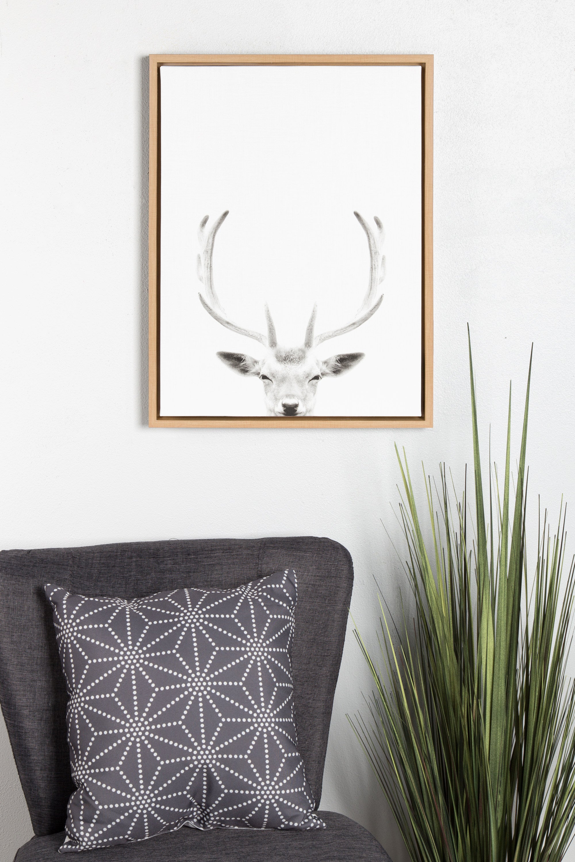 Framed Canvas Sylvie Natural 18x24 5