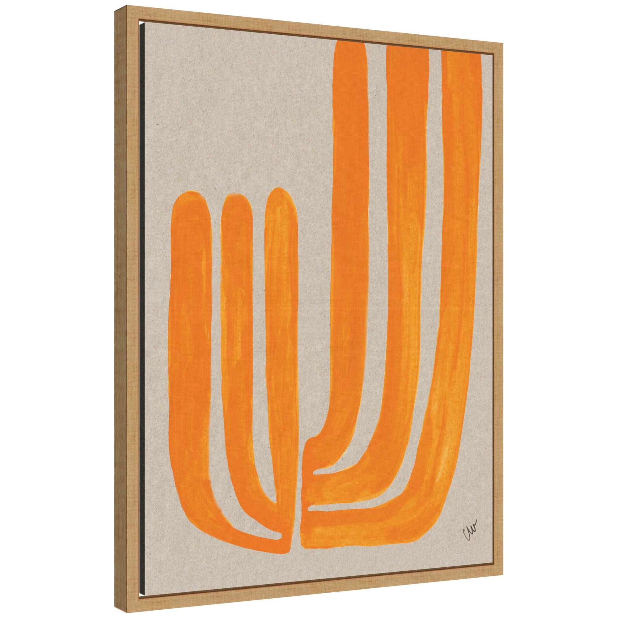 Framed Canvas 18x24 Sylvie Natural 1