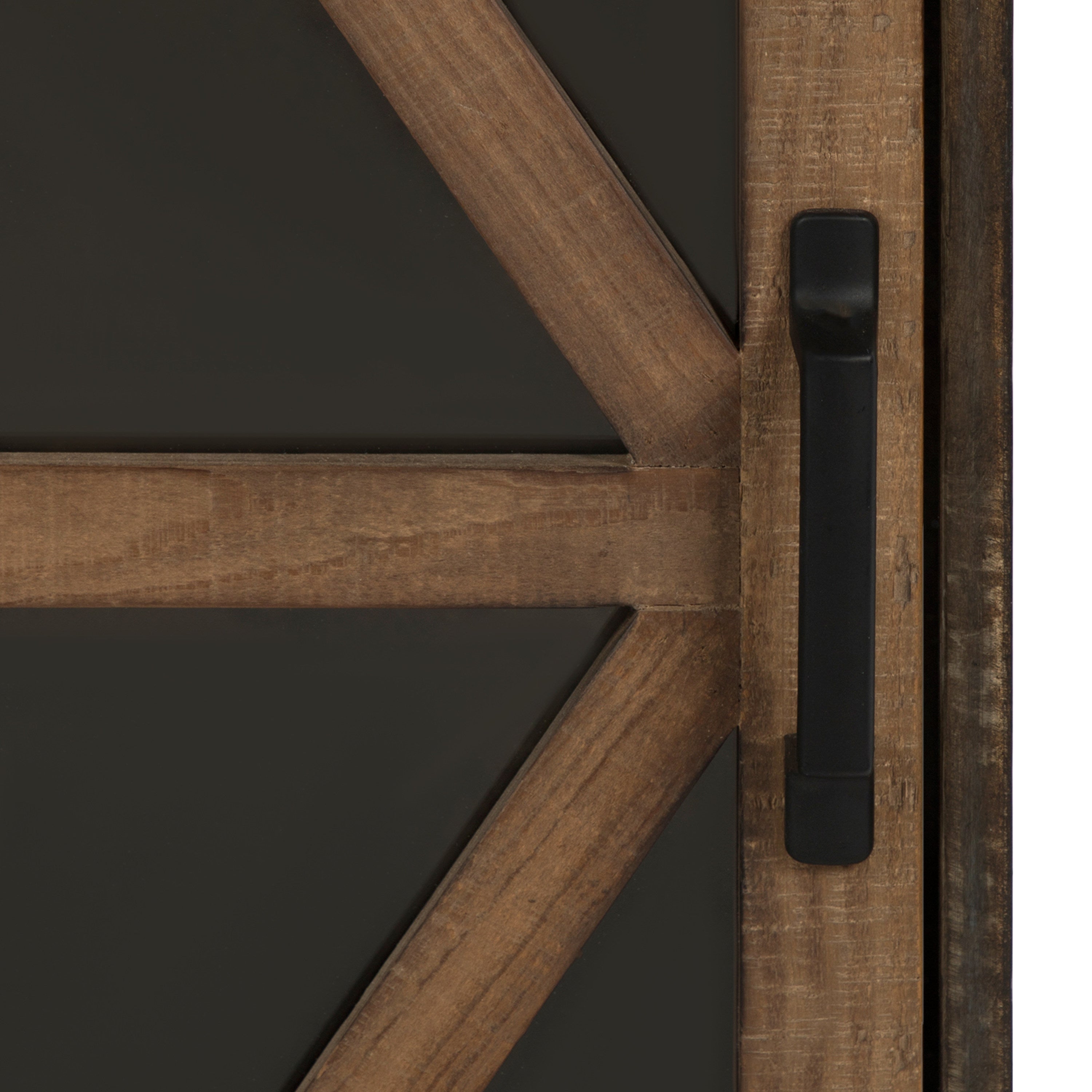 Cabinet 12x8x30 Rustic Brown Black 3