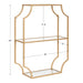 Accent Shelf Gold 18x24 2