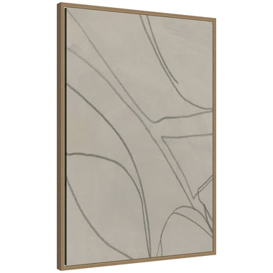 Framed Canvas Sylvie Dark Gold 23x33 1