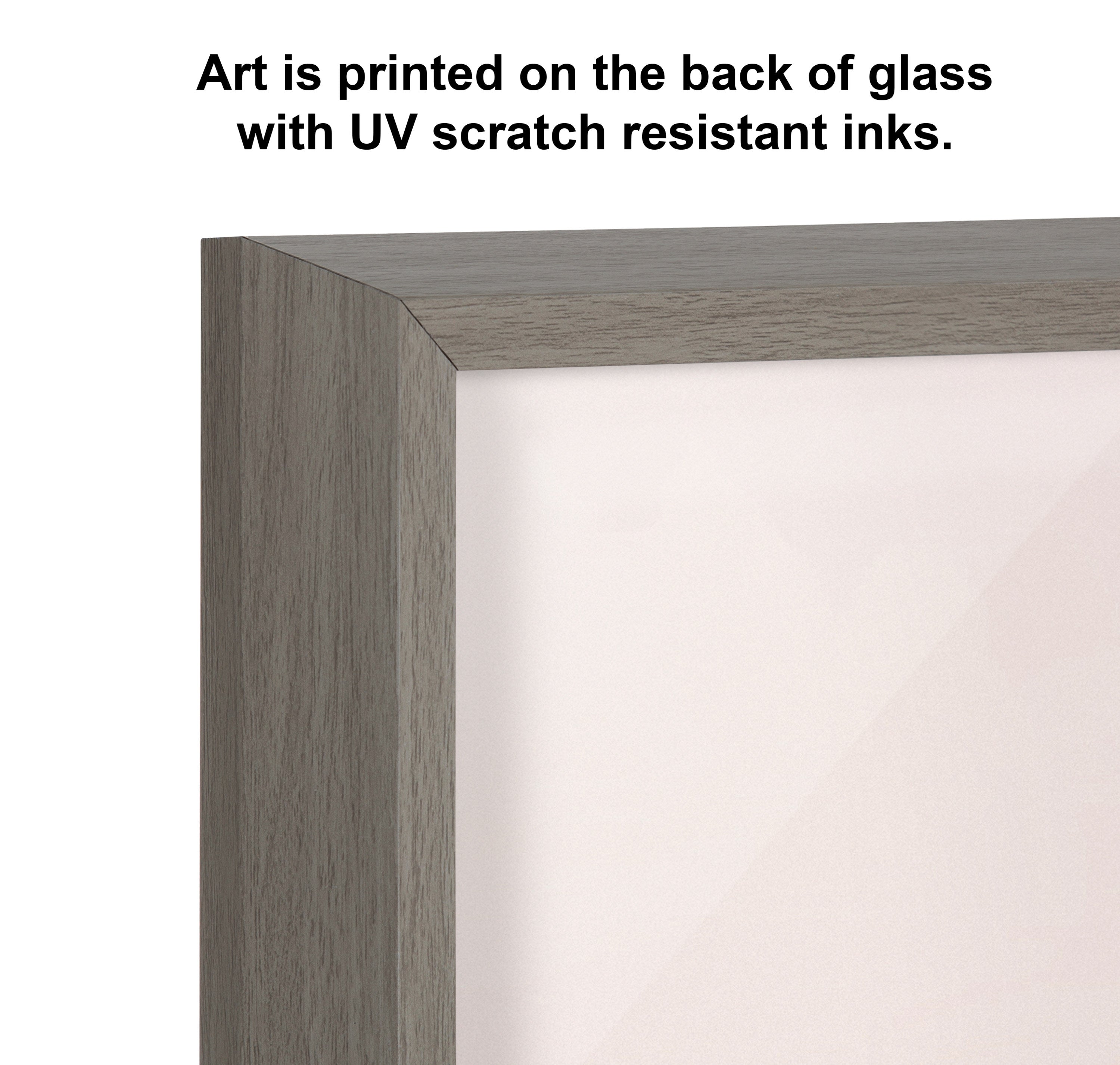 Blake Dreamy Pastel Seascape Framed Printed Glass by Dominique Vari