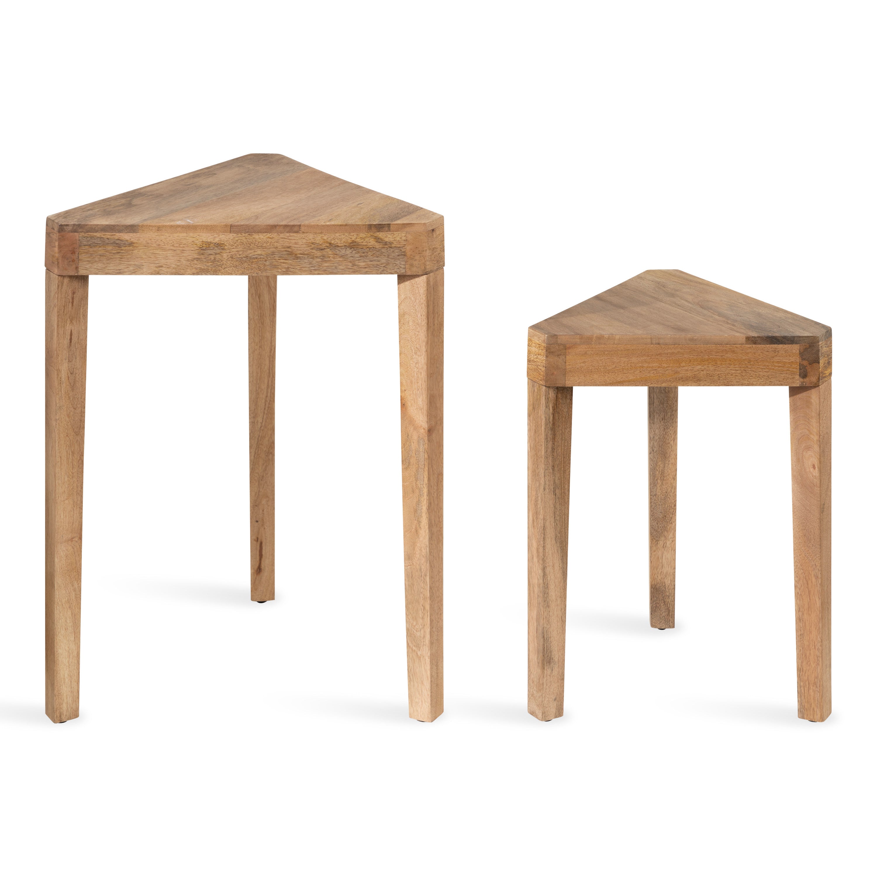 Nesting Table Natural 2 Piece 3