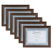 Document Frame Distressed Brown 8.5x11 1