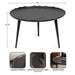 Coffee Table 26x26x16 Black 2