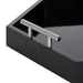 Single Tray Black Silver 18x18 3