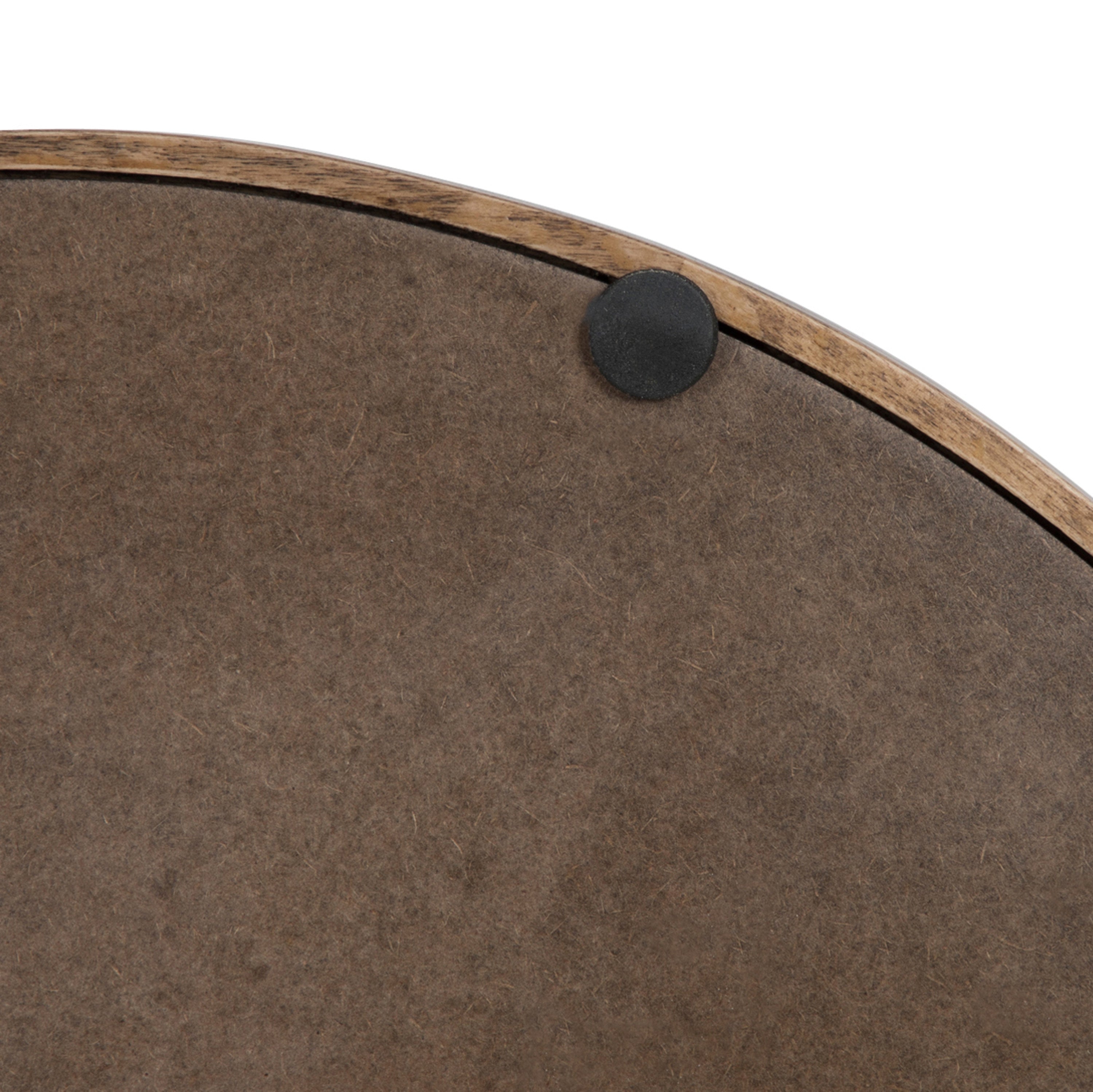 Single Tray Rustic Brown 15.5" Diameter 4