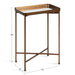 Side Table Bronze 18x12x26 2