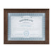 Document Frame Distressed Brown 8.5x11 2