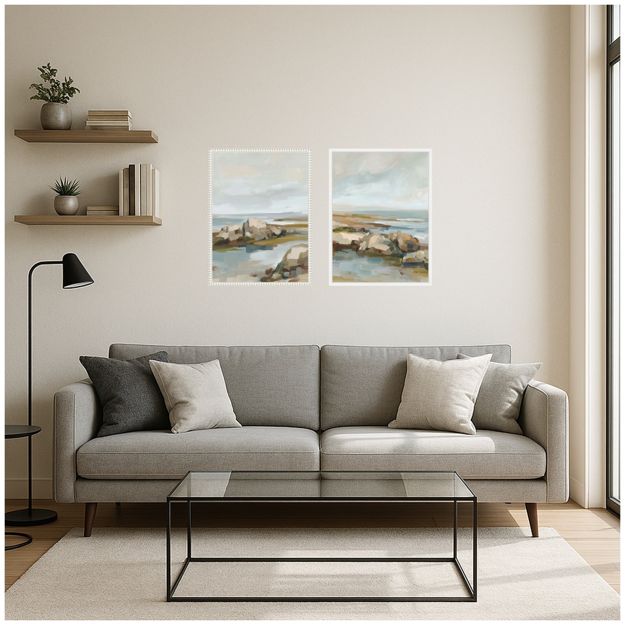Art Set 2 Piece Set 18x24 Sylvie White 6