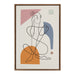 Framed Canvas Sylvie Dark Gold 23x33 1