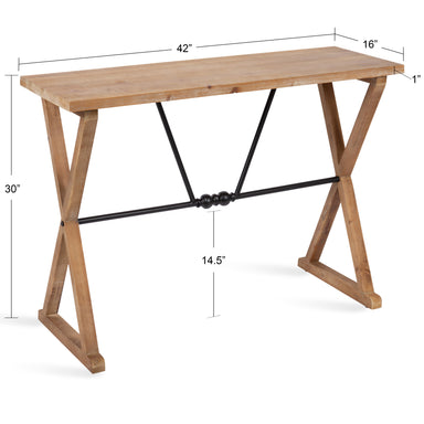 Console Table Rustic Brown 42x16x30 2