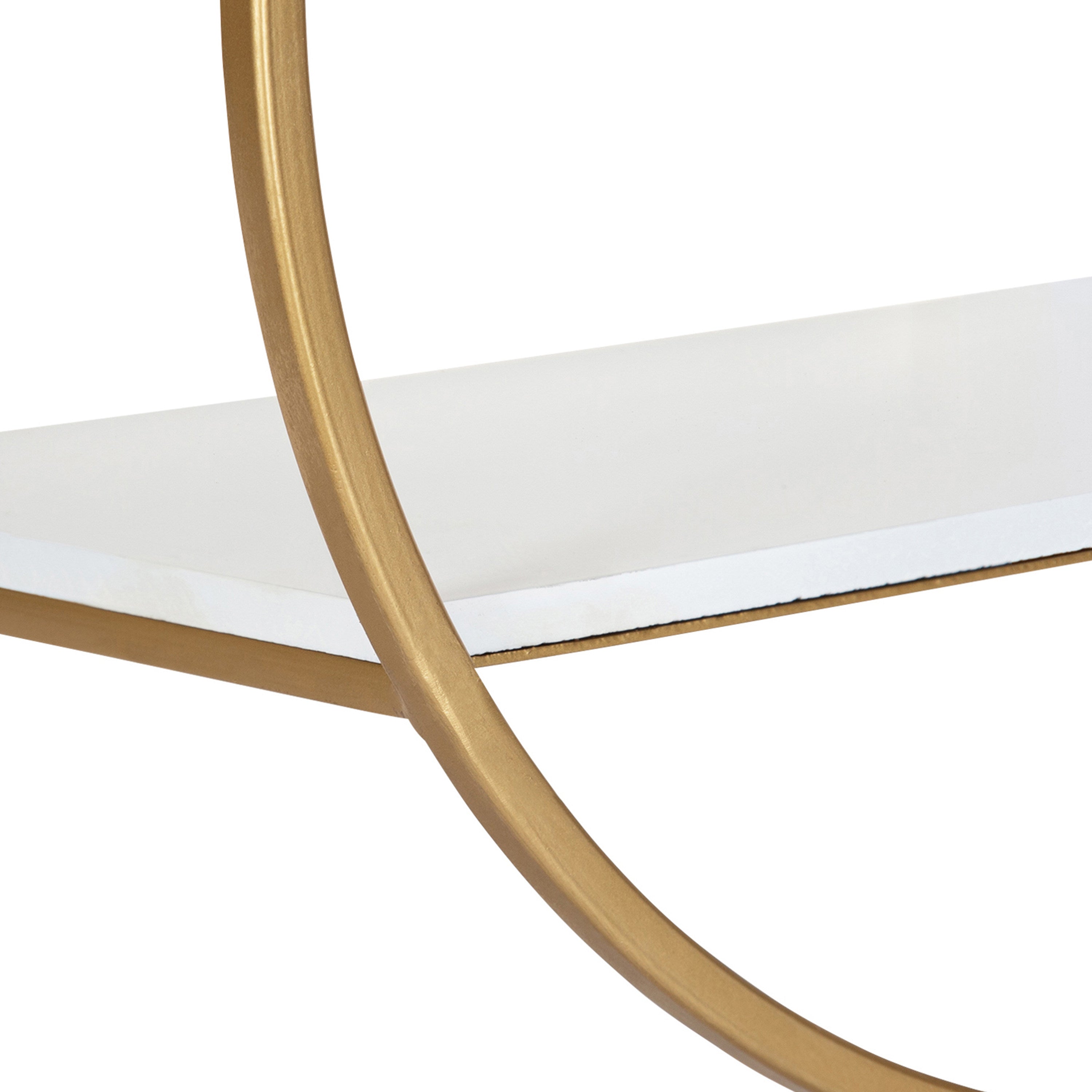 Floating Shelf White Gold 2 Piece 4