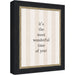 Mounted Canvas Belmont Black 10x12 1